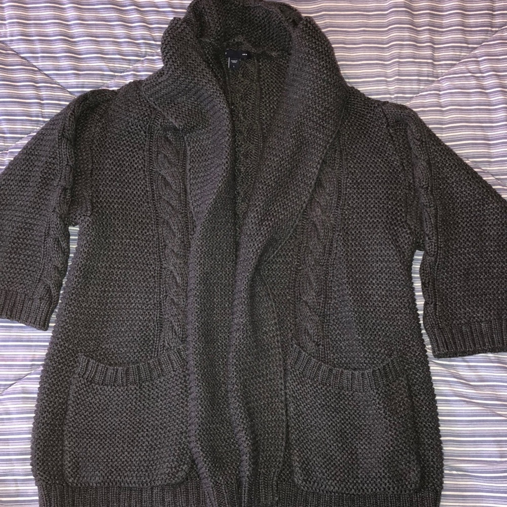 Gap Chunky Cardigan w/pockets and 3/4 sleeves